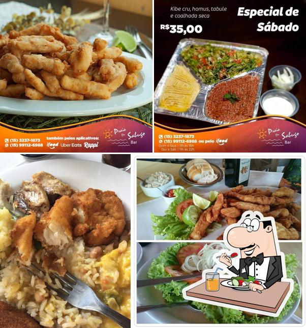 Platos en Praia do Sabugo