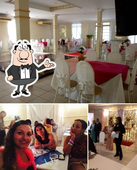 Esta é a imagem mostrando interior e balcão de bar no Cantobello Recepções