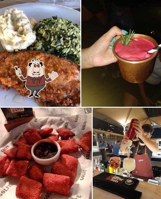 Mousse de chocolate em Bar do Golfe