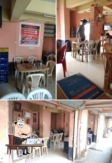 The interior of Hotel Blue Lotus