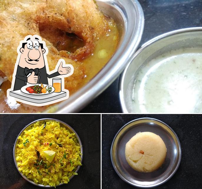 Food at Hotel Prakash Bhuvan Best PuriBhaji in Satara