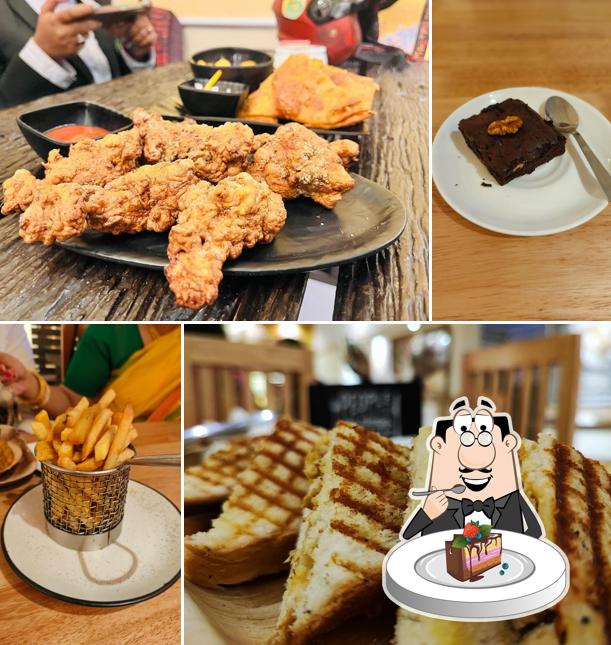 Chocolate cake at The Royal Bengal Tiger Cafe - Lake Road