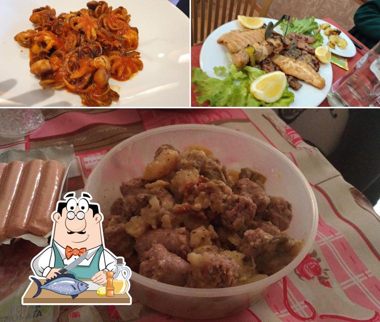 Salmone grigliato al Trattoria Il Vaporino