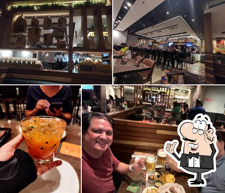 Sente em uma das mesas no Outback Steakhouse Shopping Pátio Paulista