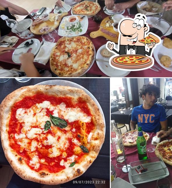 Scegli tra le molte varianti di pizza