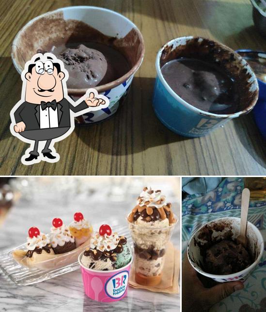 The photo of interior and food at Baskin Robbins - Ice Cream Desserts