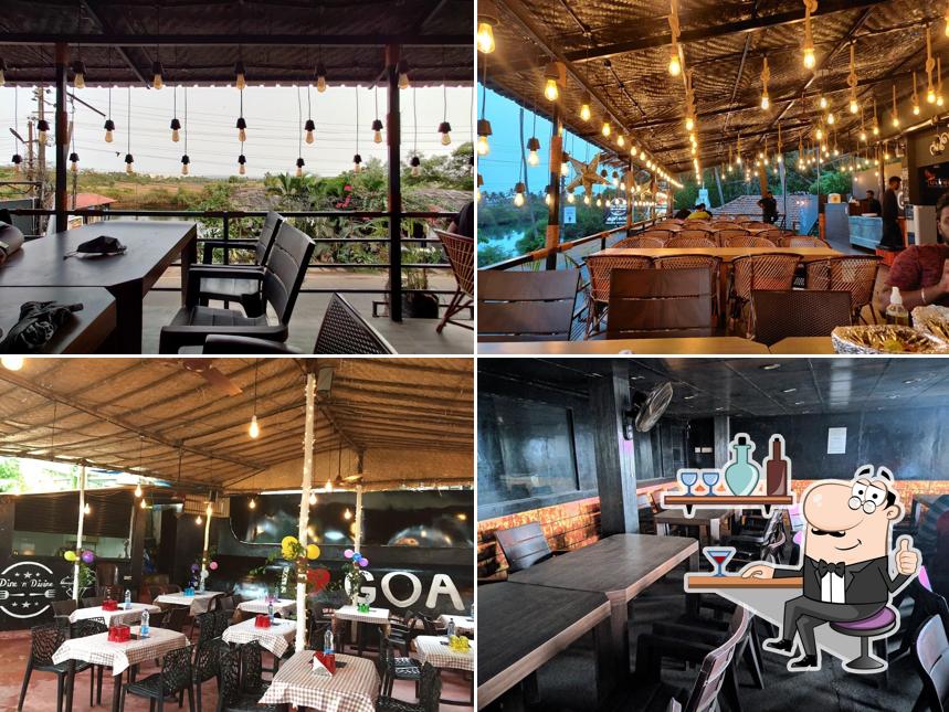 The interior of Dine N Divine