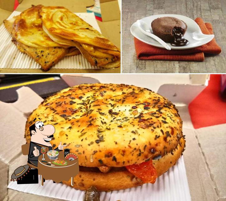 Food at Domino's Pizza