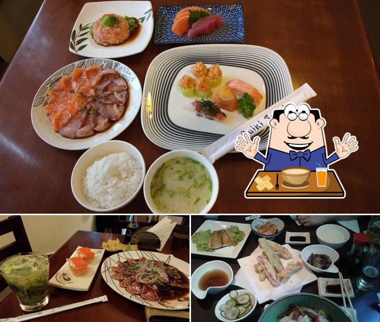 Platos en Daiki Sushi