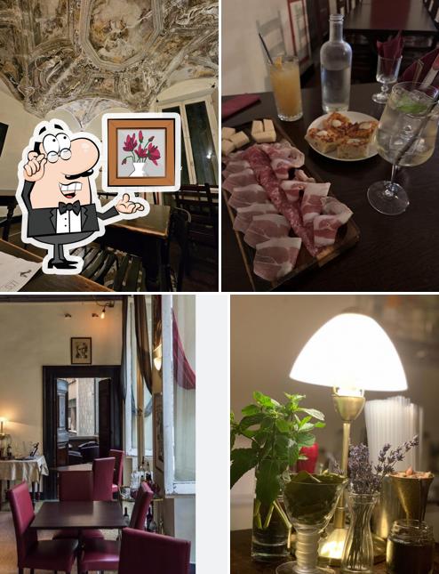 Gli interni di Les Rouges Cucina & Cocktails