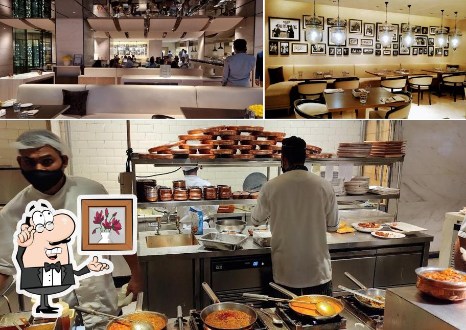 Take a seat at one of the tables at Shamiana