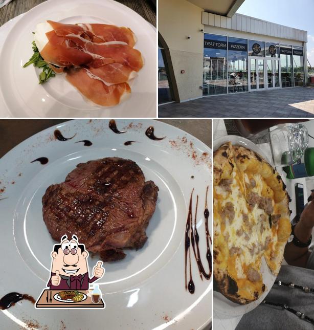 Ordina i piatti di carne a T re P Trattoria Pizzeria