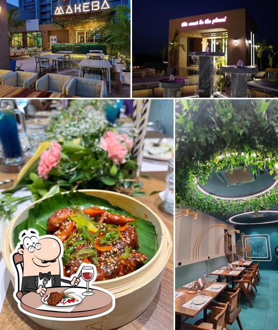 The House of Makeba - Veg Restaurant in Bhat, Ahmedabad serves meat dishes