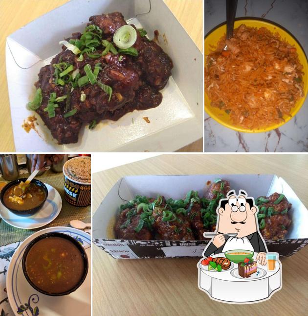 Hot and sour soup at Chinese Wok