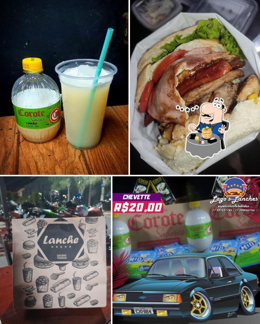 O Lago's Lanches Espetinhos & Bebidas se destaca pelo comida e exterior