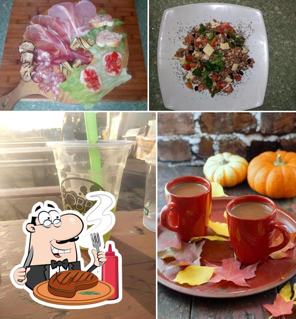 Scegli i piatti di carne a caffè modì