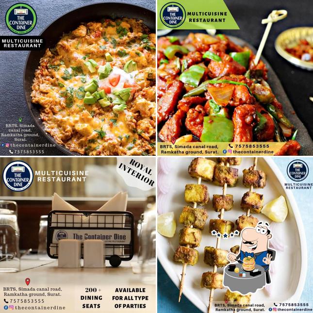 Food at Shiraman Restaurant