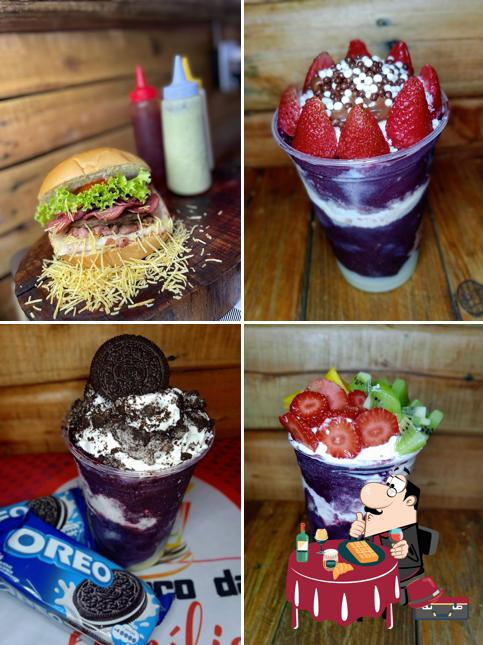 Terraço da Familia oferece uma gama de pratos doces