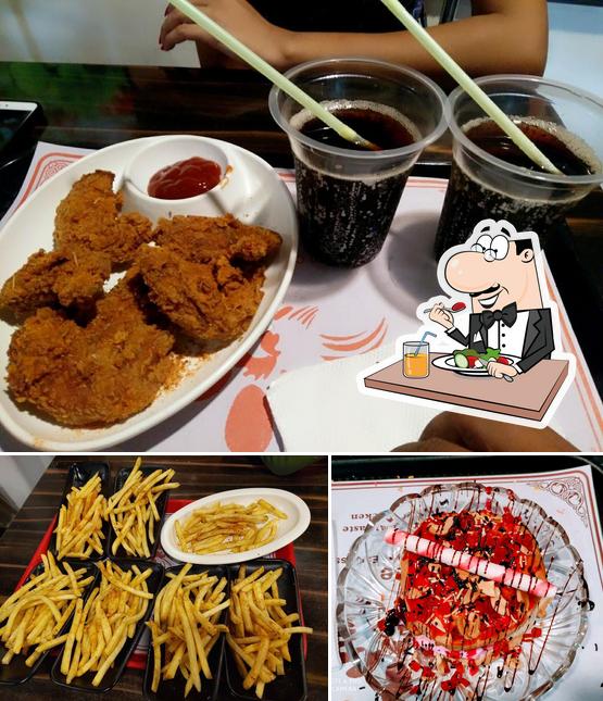 Food at Indian Chicken Express