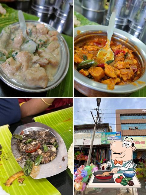 Chicken curry at Annalakshmi Mess