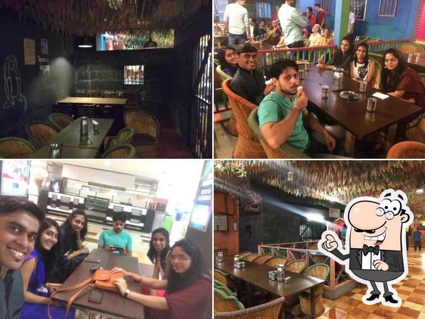 The interior of The Village Restaurant R Mall Thane