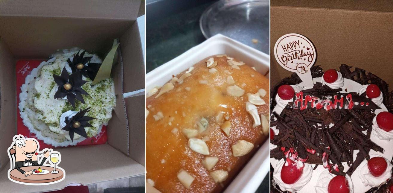 Food at Amazing Blazing Cakes