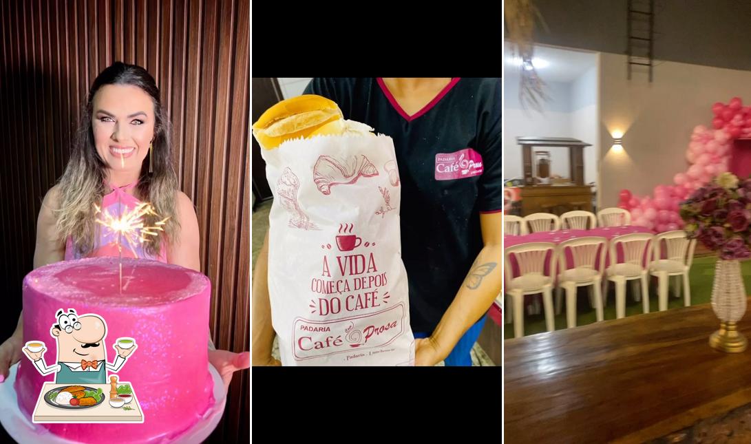 Comida em Padaria Café com Prosa