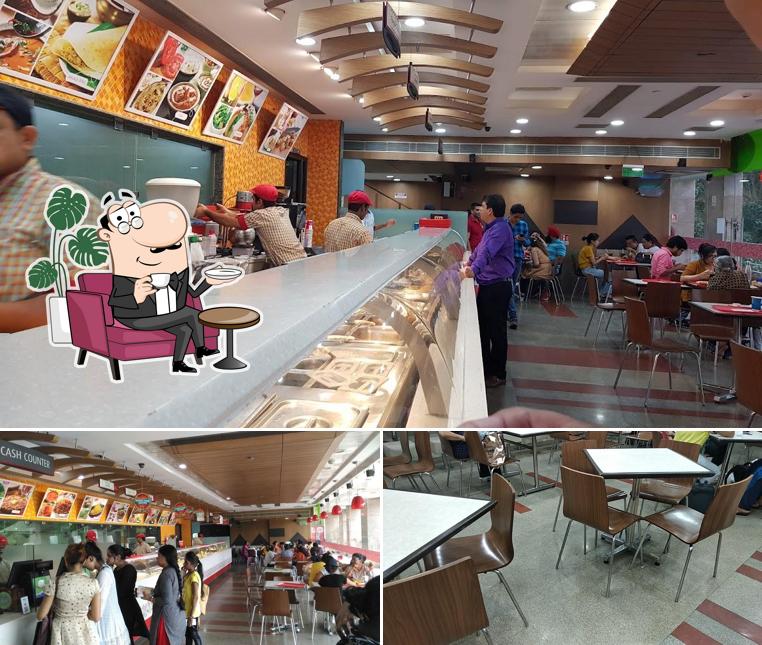 The interior of Haldiram's - Lajpat Nagar