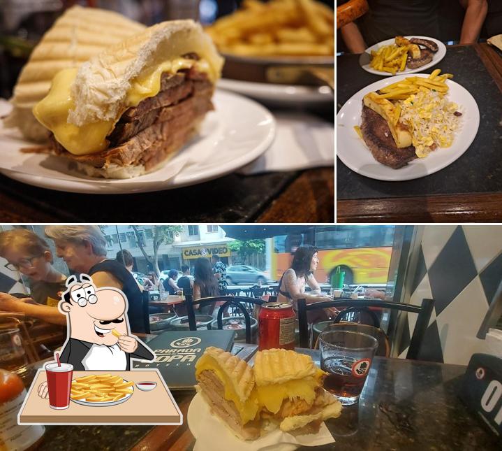 Batata frita em Parada De Copa