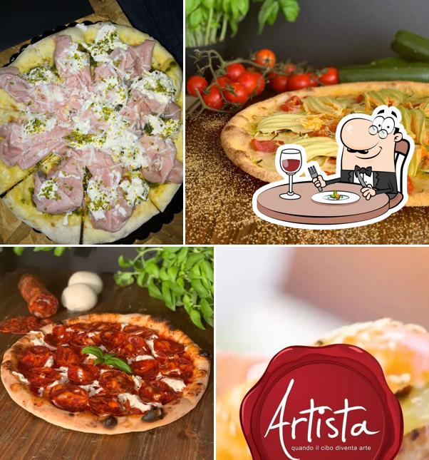 Platti al Pizzeria Artista