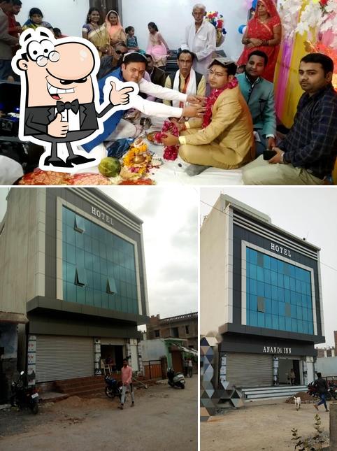Look at the photo of HOTEL ANANDI INN ROOMS & BANQUET HALL (BEST HOTEL & RESTAURANTS IN ORAI)