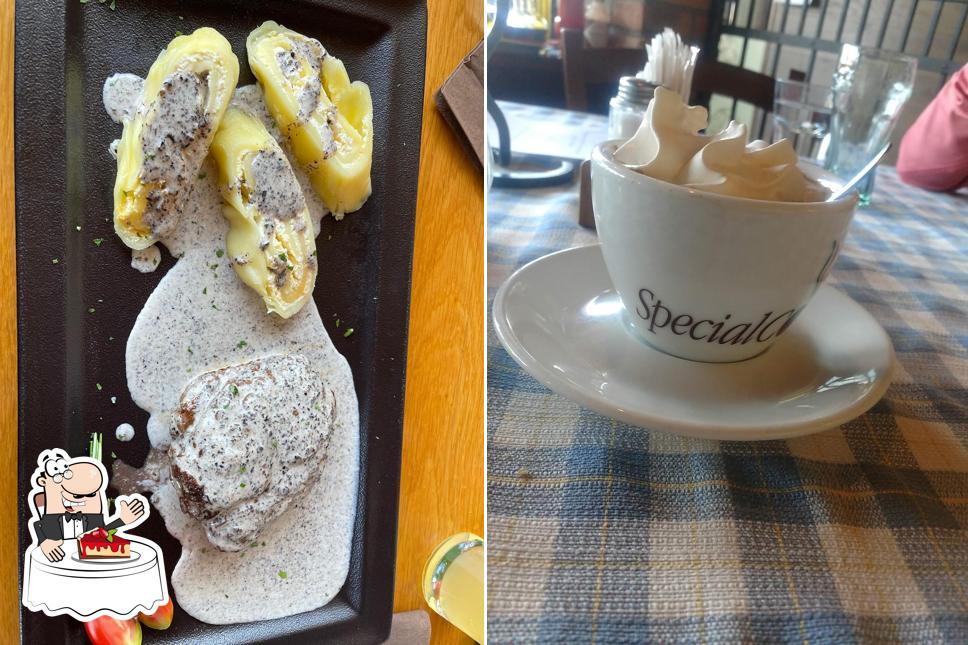 Boccaccio Restavracija serve un'ampia gamma di dolci