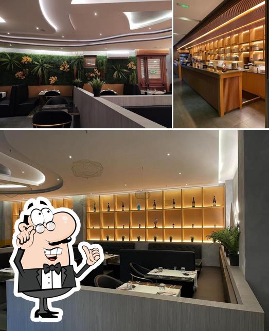 Gli interni di Sushi Miko