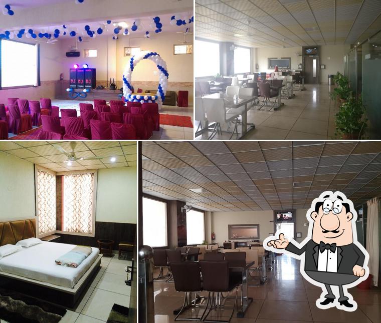 The interior of Hotel Maharaja Palace in Jhajjar