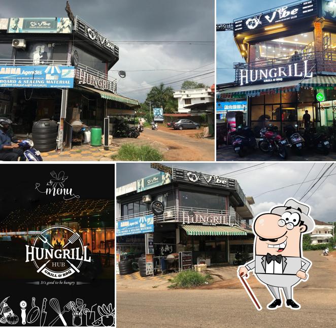 The exterior of Hungrill Hub - GRILL and BBQ