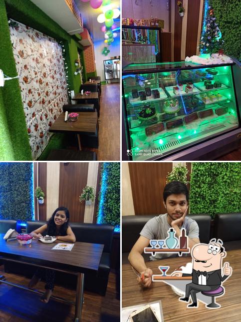 The interior of Atlas Green Garden Cafe