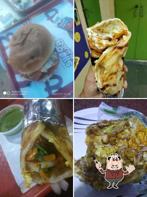 Food at Barira's Rolls