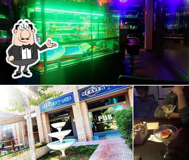 Gli interni di Heaven Pub