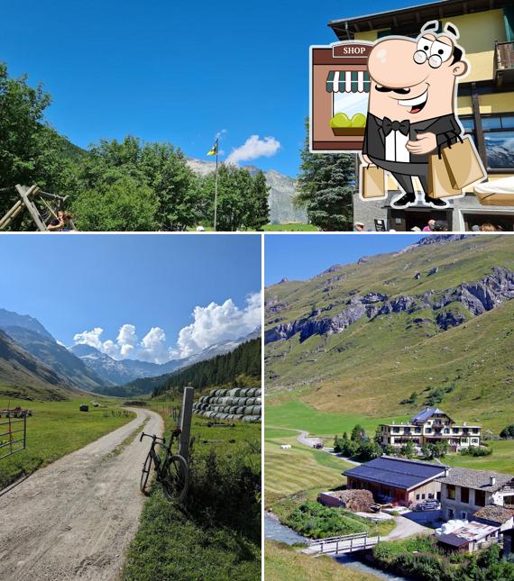 Goditi la vista dall'area esterna di Hotel Fex