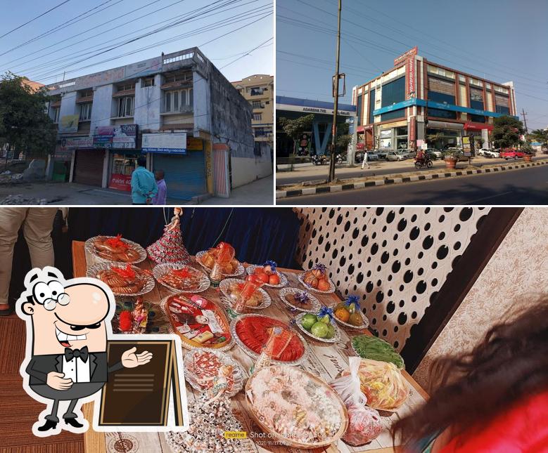 Take a look at the photo displaying exterior and food at Palamuru Grill Restaurant Hanmakonda