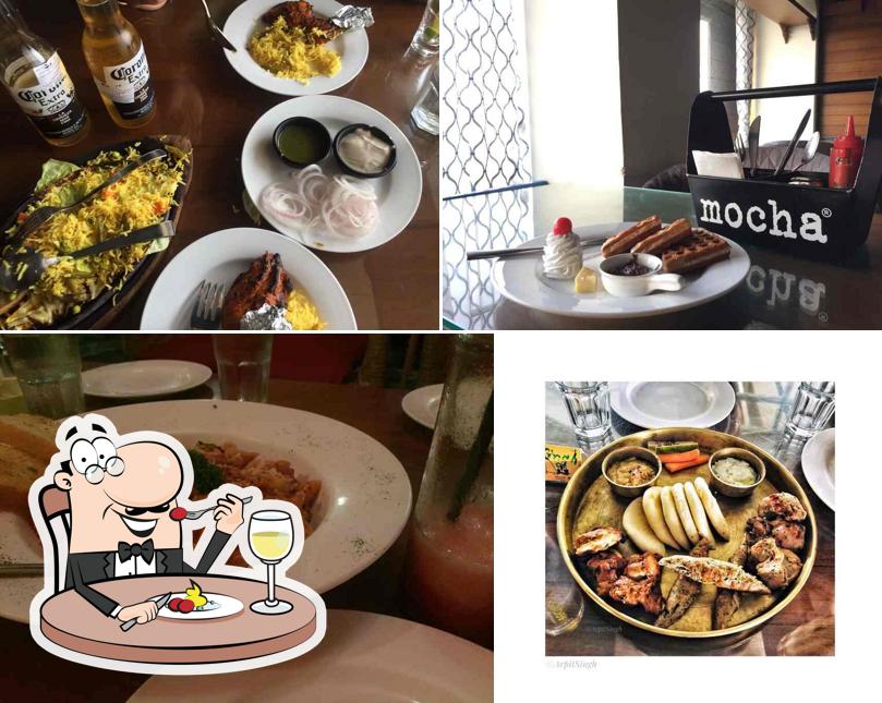 Food at mocha cafe & bar