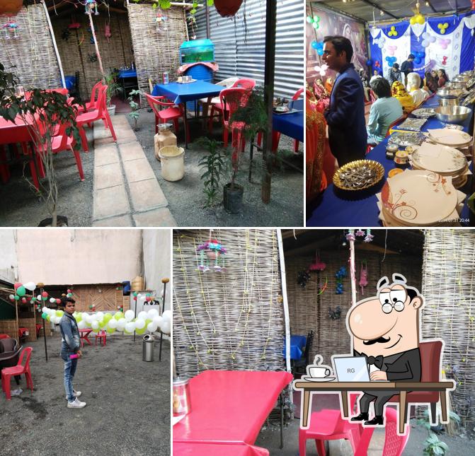 The interior of New Malakar Restaurant