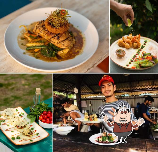 Food at Leela Beach Club