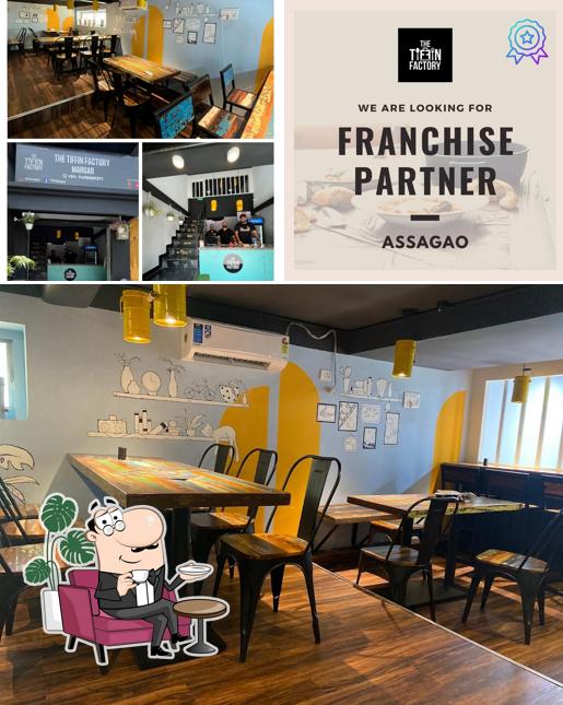 The interior of The Tiffin Factory - Margao