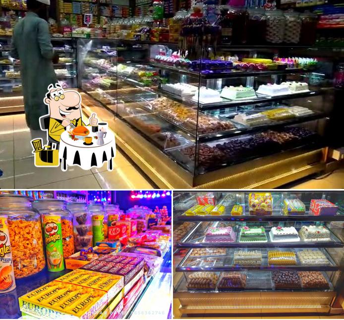 The restaurant's food and beverage