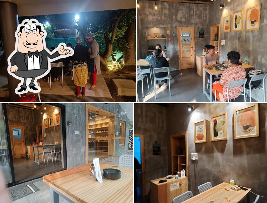 The interior of Cafe Midori