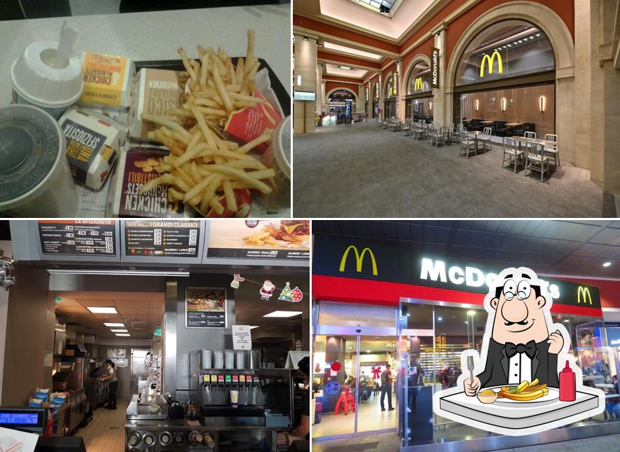 Assaggia un piatto di patatine a McDonald's Torino Porta Nuova Stazione