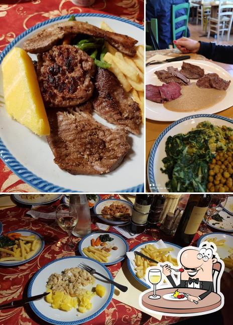 La cibo e bevanda del ristorante