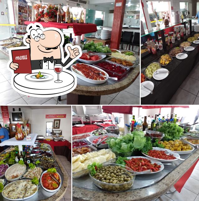 Comida em Churrascaria Bombonera