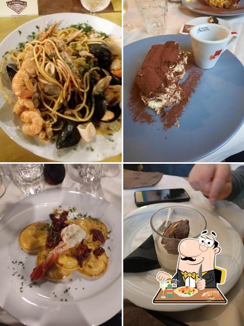 Cibo al Ristorante Alle Aie sul Lago